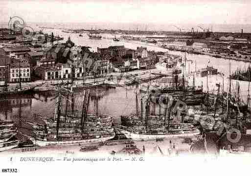 Ville de DUNKERQUE, carte postale ancienne