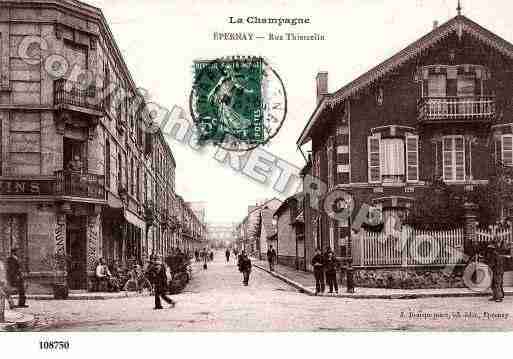 Ville de EPERNAY, carte postale ancienne