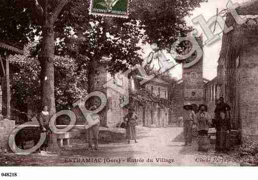 Ville de ESTRAMIAC, carte postale ancienne