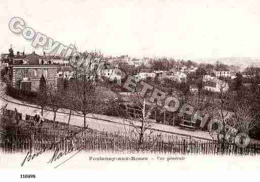 Ville de FONTENAYAUXROSES, carte postale ancienne