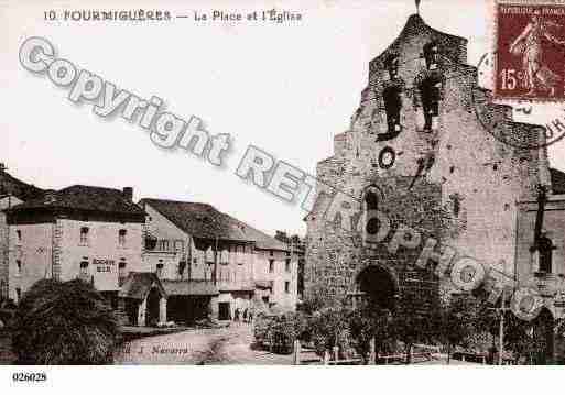 Ville de FORMIGUERES, carte postale ancienne