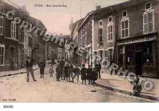 Ville de FOUG, carte postale ancienne