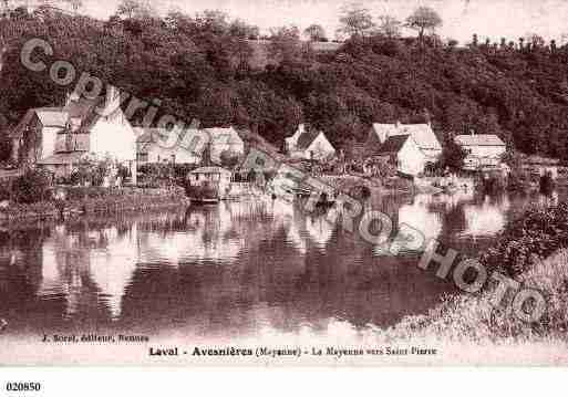 Ville de LAVAL, carte postale ancienne