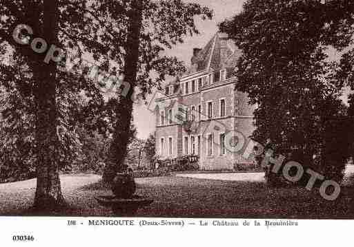 Ville de MENIGOUTE, carte postale ancienne