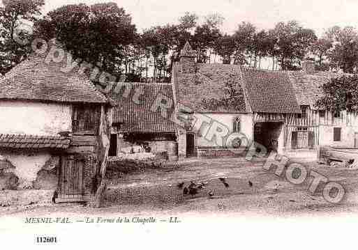 Ville de MESNILVAL, carte postale ancienne