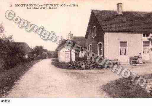 Ville de MONTAGNYLESSEURRE, carte postale ancienne