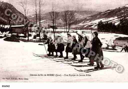 Ville de MOREZ, carte postale ancienne