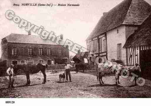 Ville de NORVILLE, carte postale ancienne