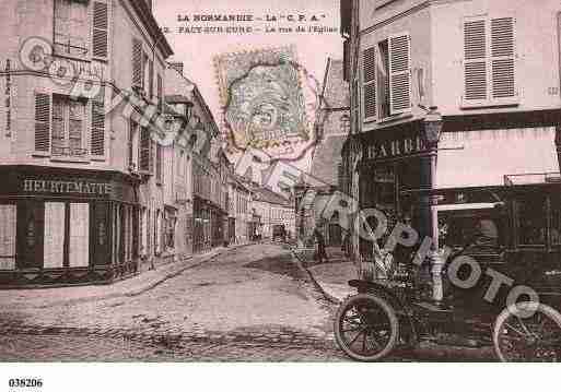 Ville de PACYSUREURE, carte postale ancienne