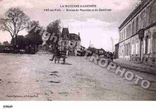 Ville de PREENPAIL, carte postale ancienne