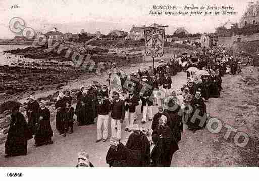 Ville de ROSCOFF, carte postale ancienne