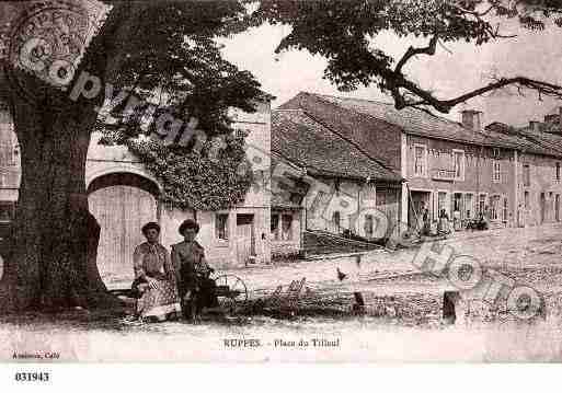 Ville de RUPPES, carte postale ancienne