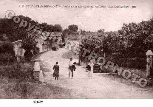 Ville de SAINTGEORGESDEDIDONNE, carte postale ancienne