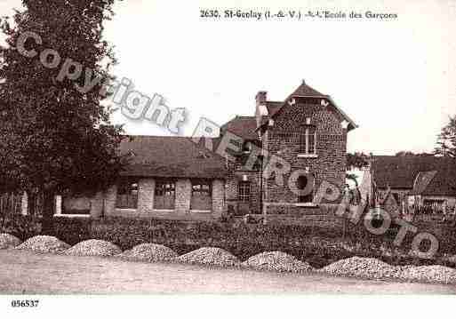 Ville de SAINTGONLAY, carte postale ancienne