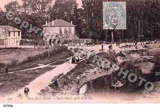 Ville de SAINTMAURDESFOSSES, carte postale ancienne