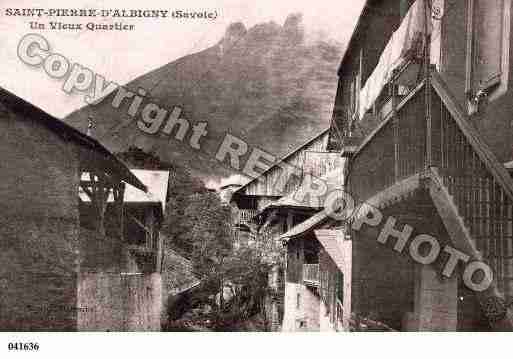 Ville de SAINTPIERRED'ALBIGNY, carte postale ancienne