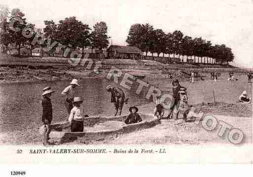 Ville de SAINTVALERYSURSOMME, carte postale ancienne