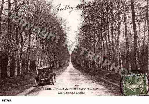 Ville de TEILLAY, carte postale ancienne