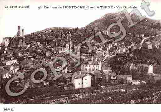 Ville de TURBIE(LA), carte postale ancienne