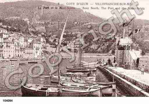 Ville de VILLEFRANCHESURMER, carte postale ancienne