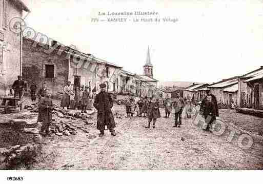 Ville de XANREY, carte postale ancienne