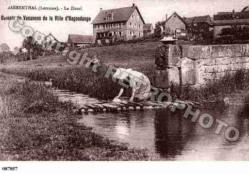 Ville de BAERENTHAL, carte postale ancienne