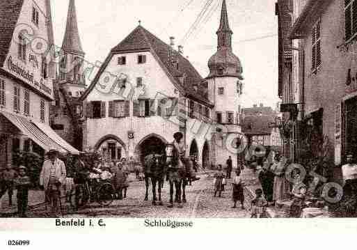 Ville de BENFELD, carte postale ancienne