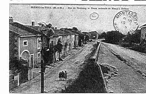 Ville de BLENODLESTOUL, carte postale ancienne