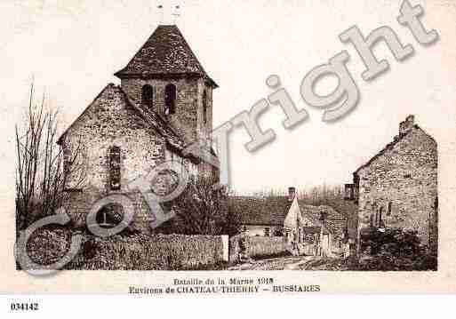 Ville de BUSSIAIRES, carte postale ancienne