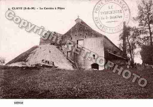 Ville de CLAYESOUILLY, carte postale ancienne