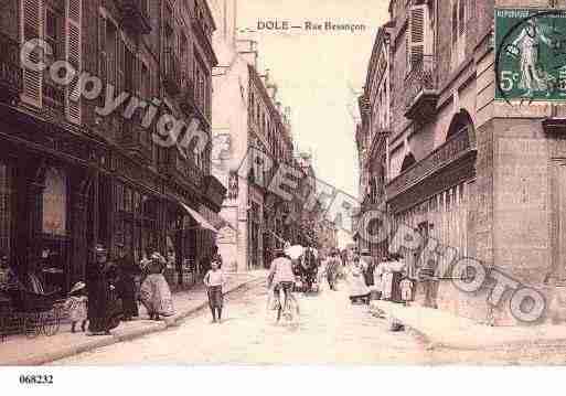 Ville de DOLE, carte postale ancienne