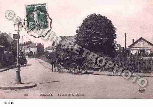 Ville de ERMONT, carte postale ancienne