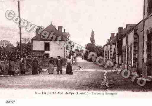 Ville de FERTESAINTCYR(LA), carte postale ancienne