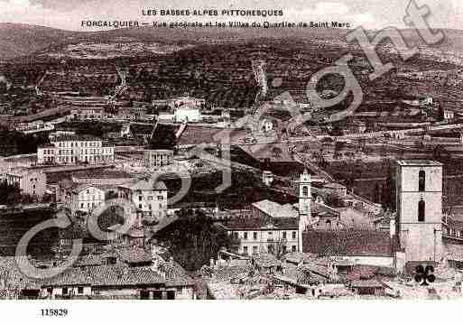 Ville de FORCALQUIER, carte postale ancienne