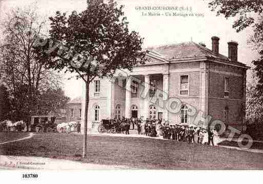 Ville de GRANDCOURONNE, carte postale ancienne