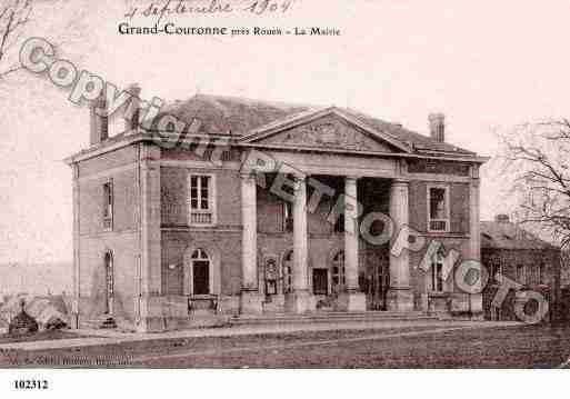 Ville de GRANDCOURONNE, carte postale ancienne