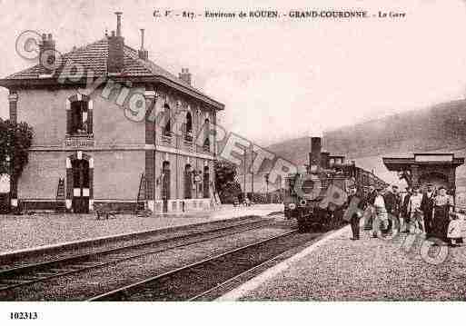 Ville de GRANDCOURONNE, carte postale ancienne