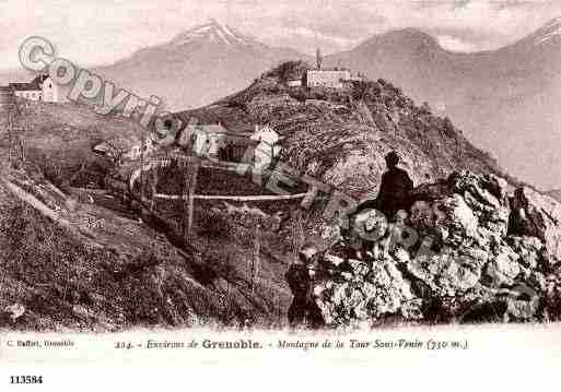 Ville de GRENOBLE, carte postale ancienne