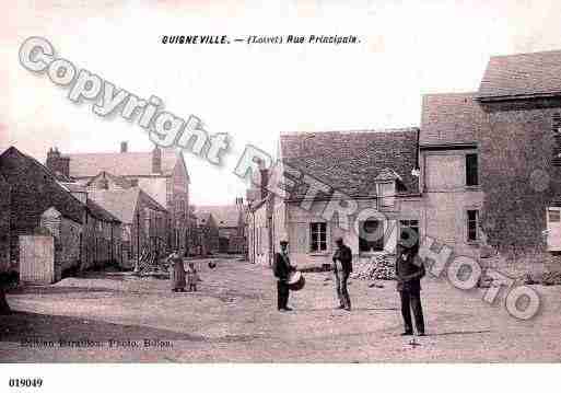 Ville de GUIGNEVILLE, carte postale ancienne