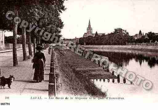 Ville de LAVAL, carte postale ancienne