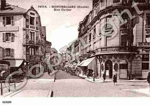 Ville de MONTBELIARD, carte postale ancienne