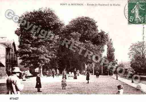 Ville de PONTAMOUSSON, carte postale ancienne