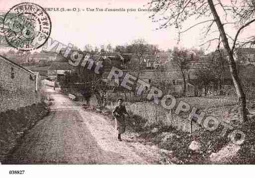 Ville de PRUNAYLETEMPLE, carte postale ancienne