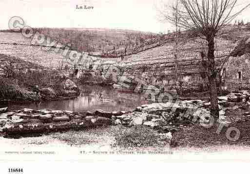 Ville de ROCAMADOUR, carte postale ancienne