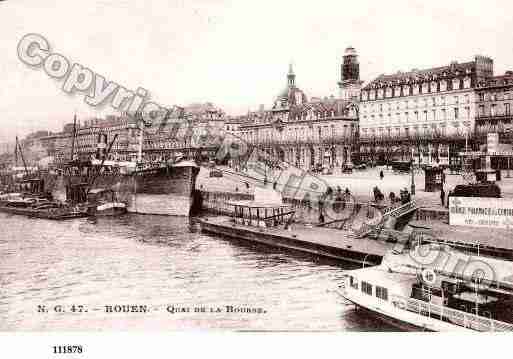 Ville de ROUEN, carte postale ancienne