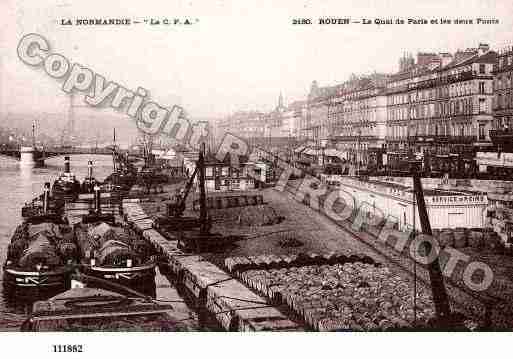 Ville de ROUEN, carte postale ancienne