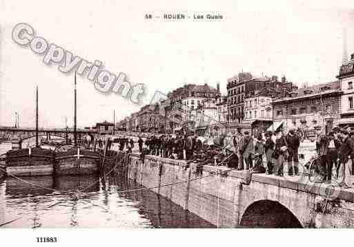 Ville de ROUEN, carte postale ancienne