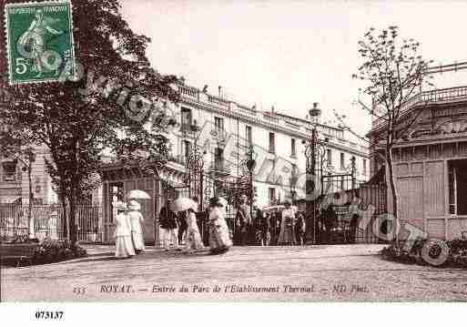 Ville de ROYAT, carte postale ancienne