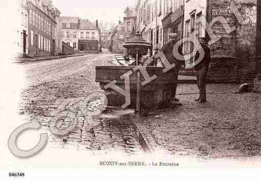 Ville de ROZAYENBRIE, carte postale ancienne