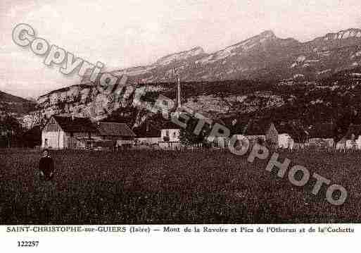 Ville de SAINTCHRISTOPHESURGUIERS, carte postale ancienne